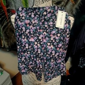 Floral biker shorts